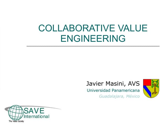 Collaborative Value Engineering