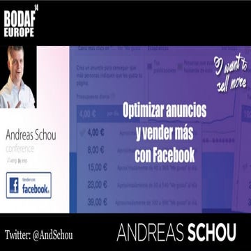 Optimizar Anuncios y Vender mas con Facebook