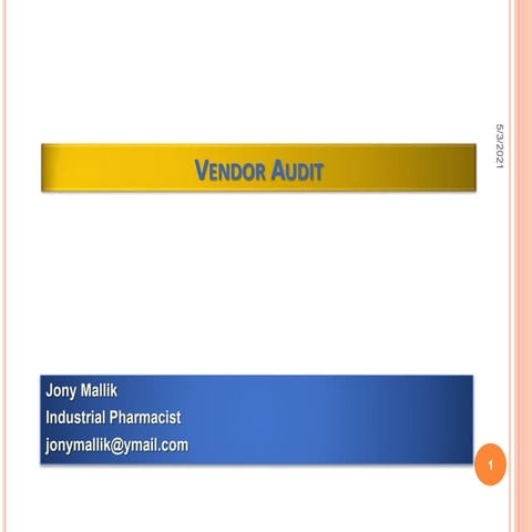 Vendor Audit