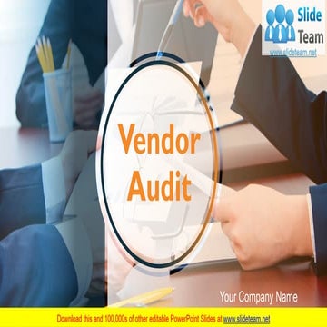 Vendor Audit PowerPoint Presentation Slides