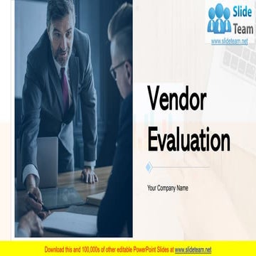 Vendor Evaluation PowerPoint Presentation Slides