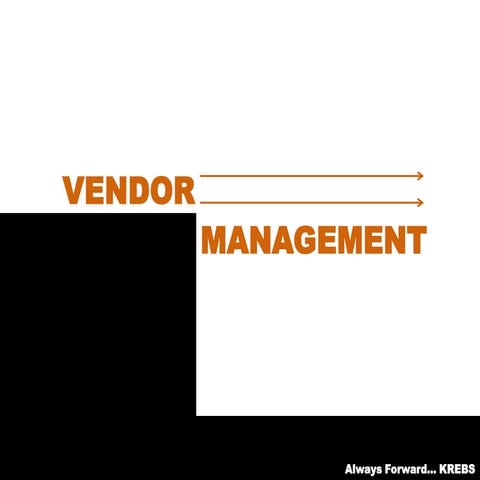 Vendor Management 