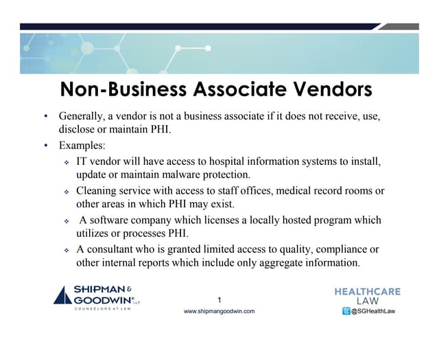 Keeping Control: Data Security and Vendor Management