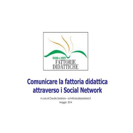 Comunicare la fattoria 2.0