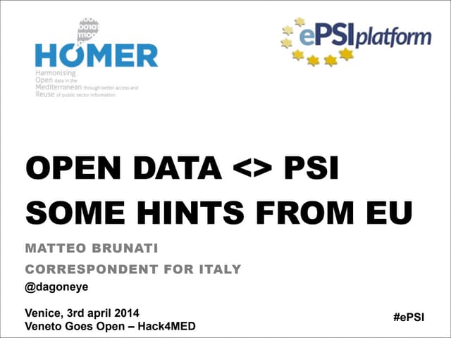 Open Data per il riuso della PSI: l'Europa spinge sull'economia del futuro