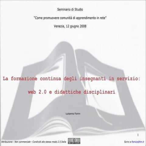 Web 2.0 nella formazione degli insegnanti