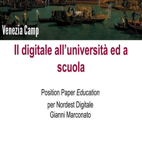Education digitale - VenezaCamp