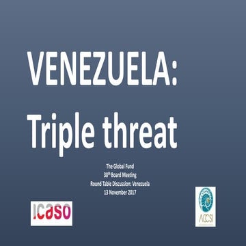 Venezuela for gf board pre meeting