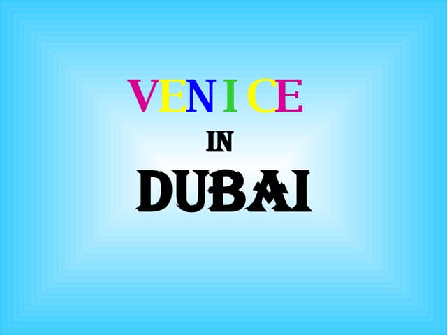 Veniceindubai