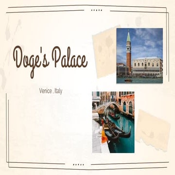 Doge's palace | PDF