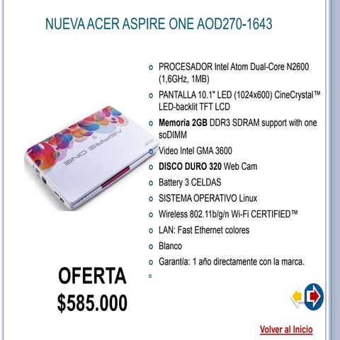 Venta de equipos mayo