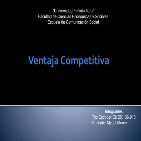 Ventaja competitiva | PPTX