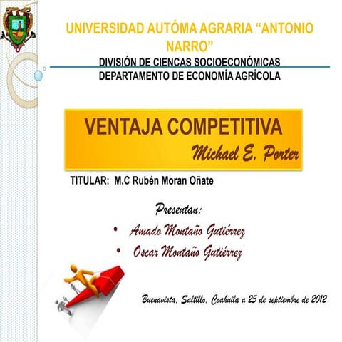 LA CADENA DE VALOR Y LA VENTAJA COMPETITIVA