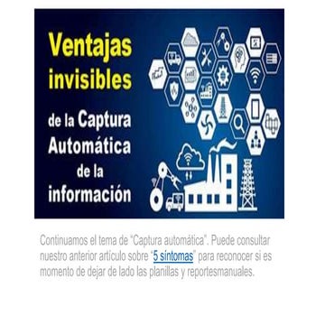 Ventajas de capturar automáticamente la información