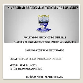 Ventajas de internet en las empresas