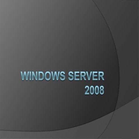 Ventajas windows server 2008
