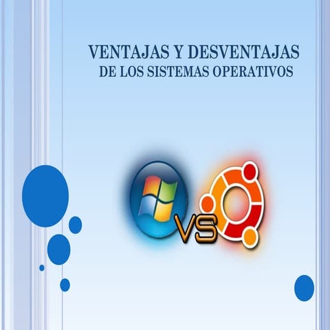 Ventajas y desventajas