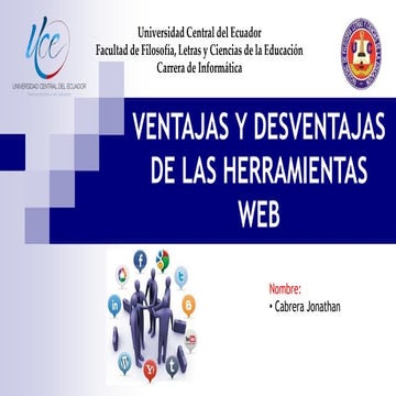 Ventajas y desventajas de las herramientas web