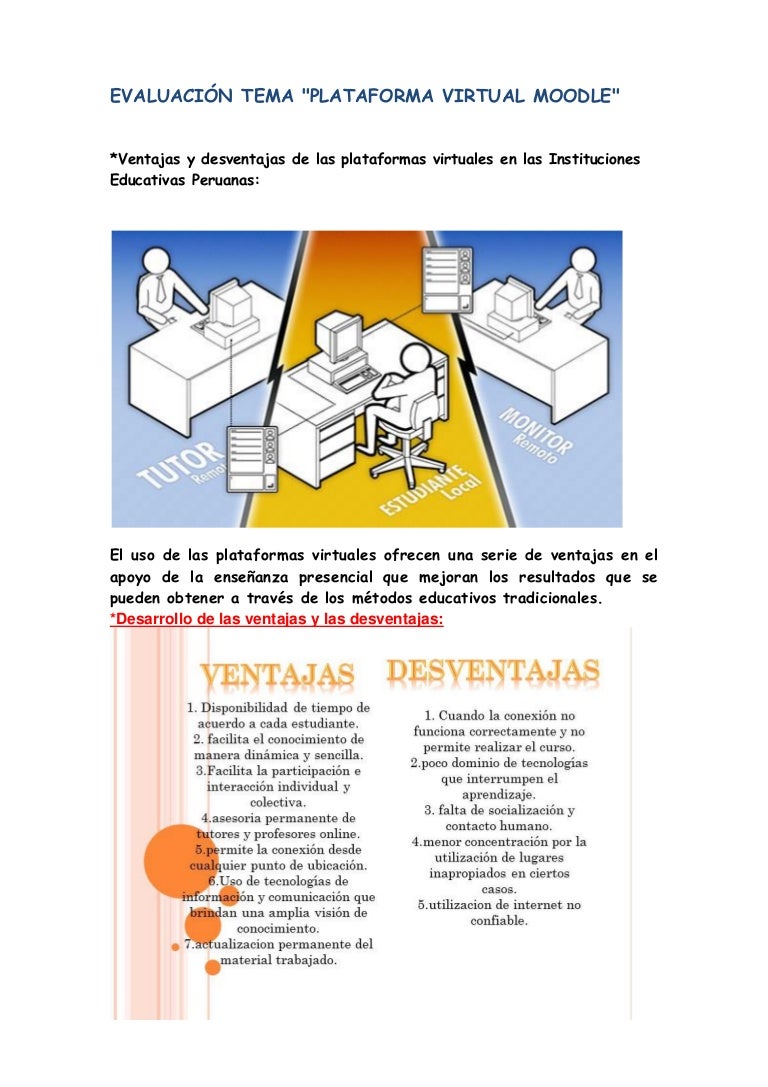 Ventajas y desventajas de las plataformas virtuales
