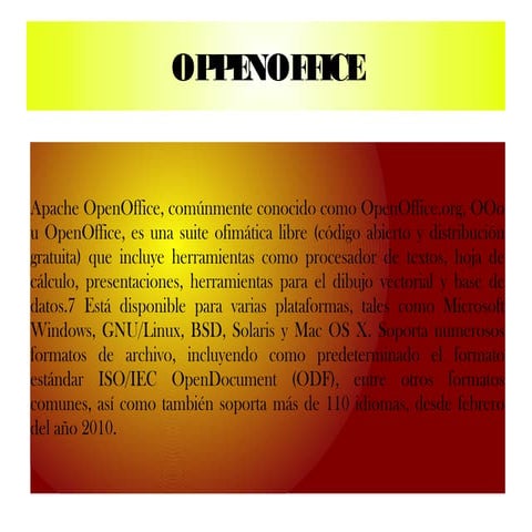 Ventajas y desventajas de openoffice