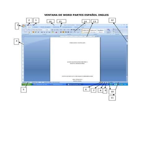 Ventana de word partes español ingle1 | DOCX