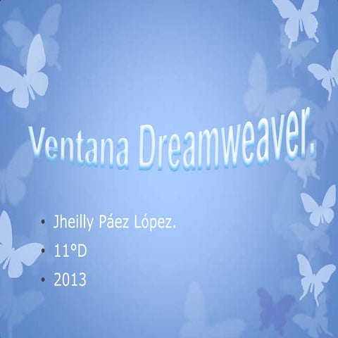Ventana dreamweaver