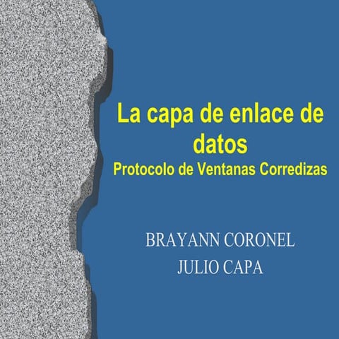 Capa de enlace de Datos