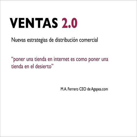 Ventas 2.0