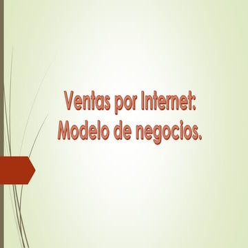 Ventas por internet