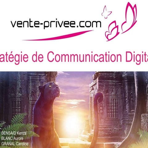 Stratégie digitale de Vente Privée