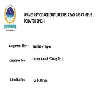 Ventilation Of Poultry House.A complete formulation of tunnel ventilation