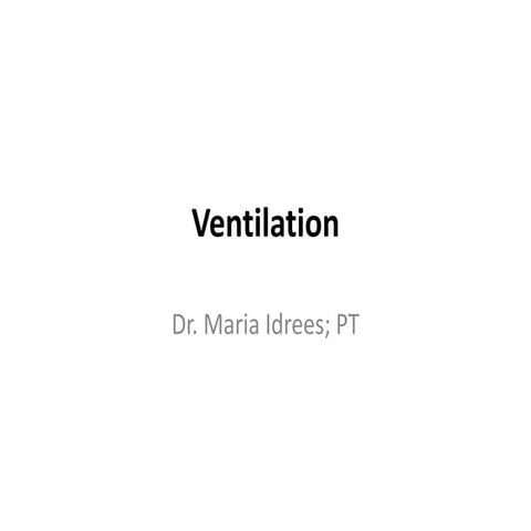 Ventilation perfusion