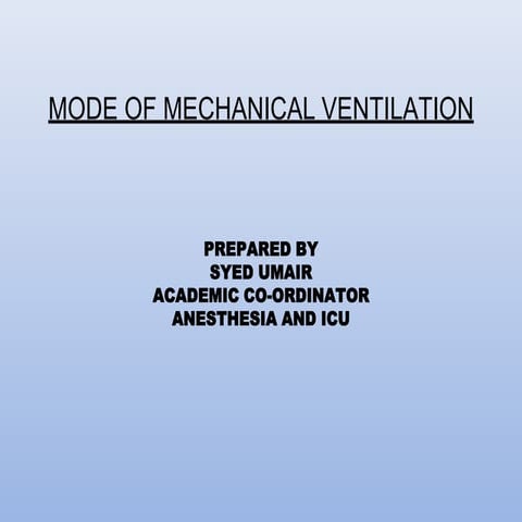 ventilator mode.pptx