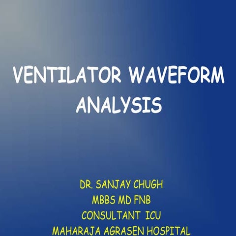 ventilator waveforms Dr Sanjay Chugh.pptx | Lung and Respiratory Health ...