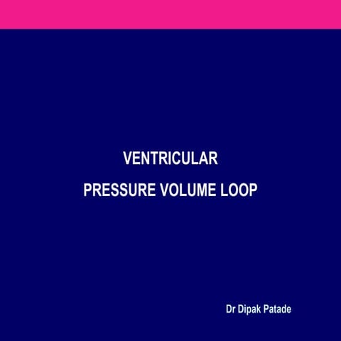 Ventricular PV loop 2019