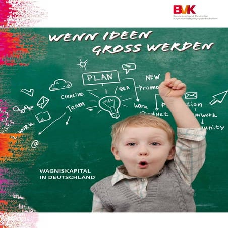 Venture-Capital-Broschüre. Wenn Ideen groß werden