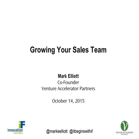 Growing Your B2B Sales Team