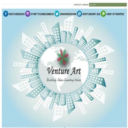 Entrepreneurship Training and Ideas Development 