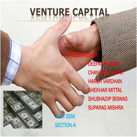 Venture capital in india | PDF