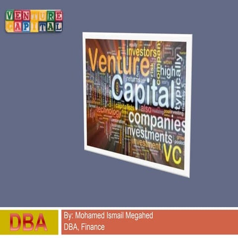 Venture capital presentation