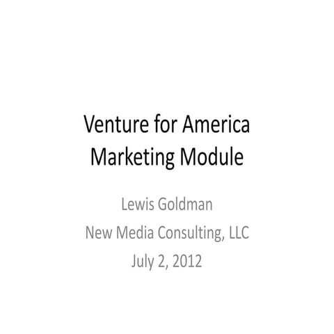 Venture For America   Customer Experience
