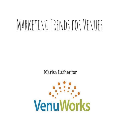 VenuWorks 2015 Keynote Speech