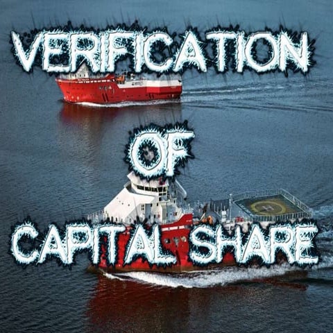 Verification of  capital share