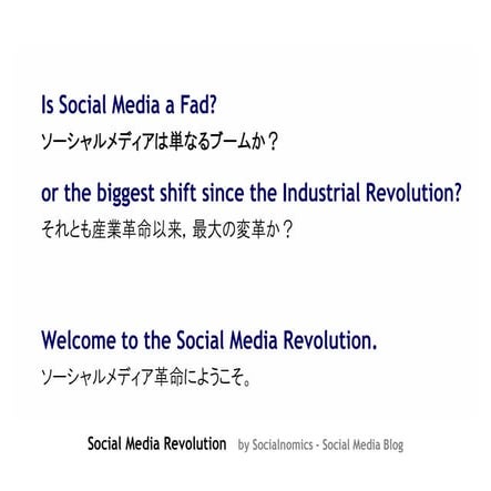 海外成功事例に学ぶソーシャルメディア活用最前線Ver1.1.0