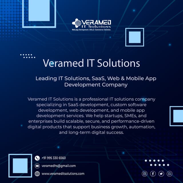 Veramed IT Solution - Leading IT Solutions, SaaS, Web & Mobile App ...