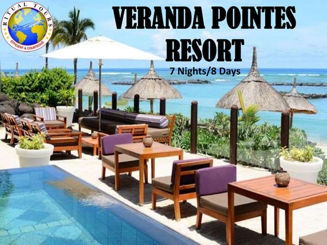 VERANDA POINTES RESORT MAURITIUS PACKAGE $ 1950