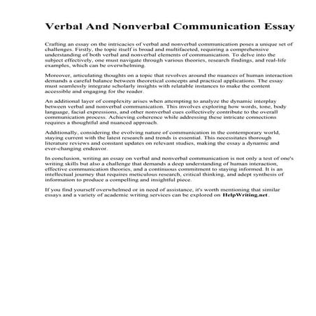 Verbal And Nonverbal Communication Essay.pdf