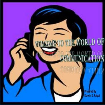 Verbal and NonVerbal Communication