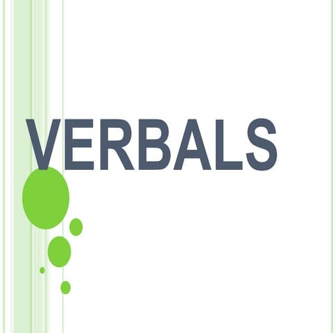 Verbals