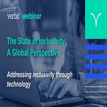 Verbit - The State of Inclusivity, A Global Perspective